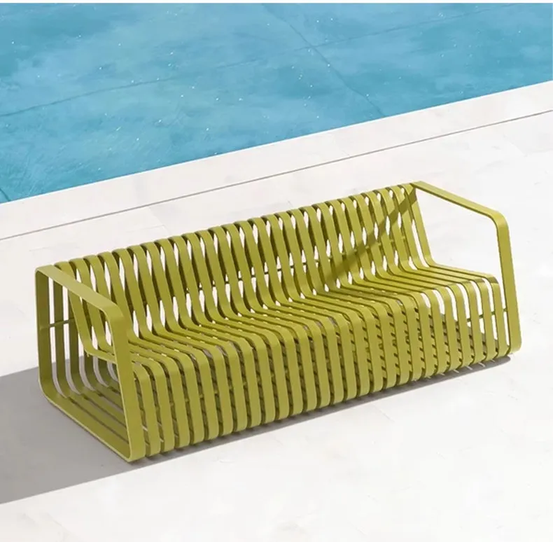 Outdoor aluminum alloy sofa coffee table waterproof and sunscreen courtyard leisure combination furniture