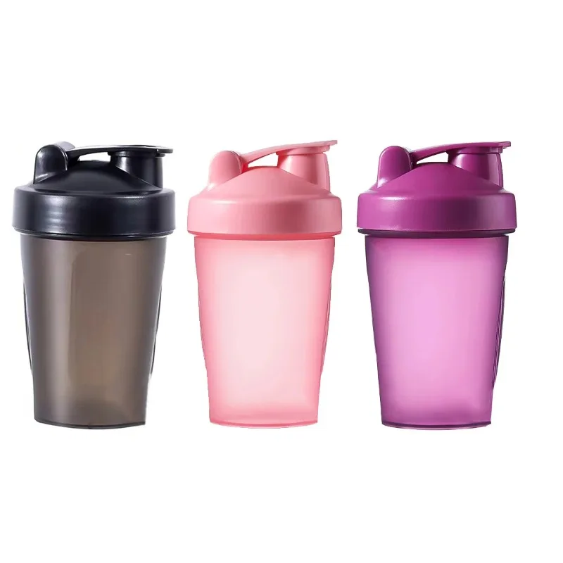 Bottle With Shaker Balls Leak Proof Drink  Bottle For Shake And Pre Work Out Best  Cup (BPA Free)