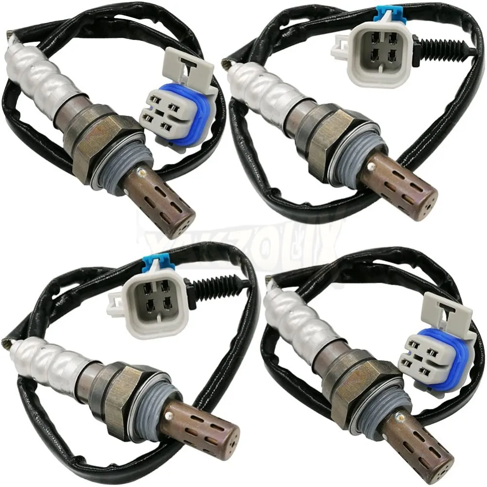 4 PCS Oxygen Sensor for Cadillac Escalade ESV EXT Chevrolet Avalanche GMC Sierra Yukon Upstream Downstream 234-4256 234-4668