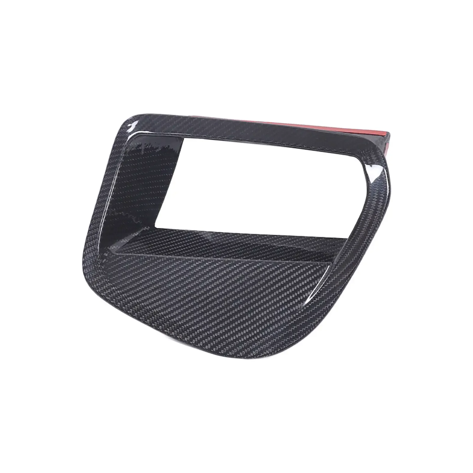 Dry Carbon Fiber Car Instrument Upper Storage Frame Trim For Toyota GR Supra 2019-2025 Styling Compartment Cover Accessories