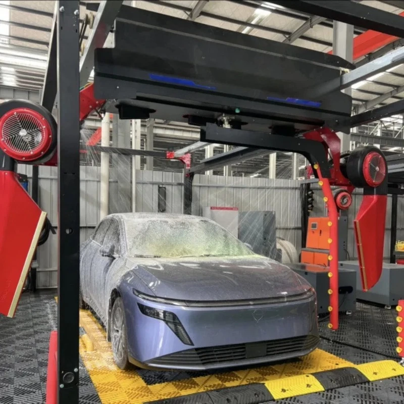 Gantry-Type Automatic Car Wash Machine Environmentally Friendly Commercial Washing Equipment For Multi-Layer Parking Garage