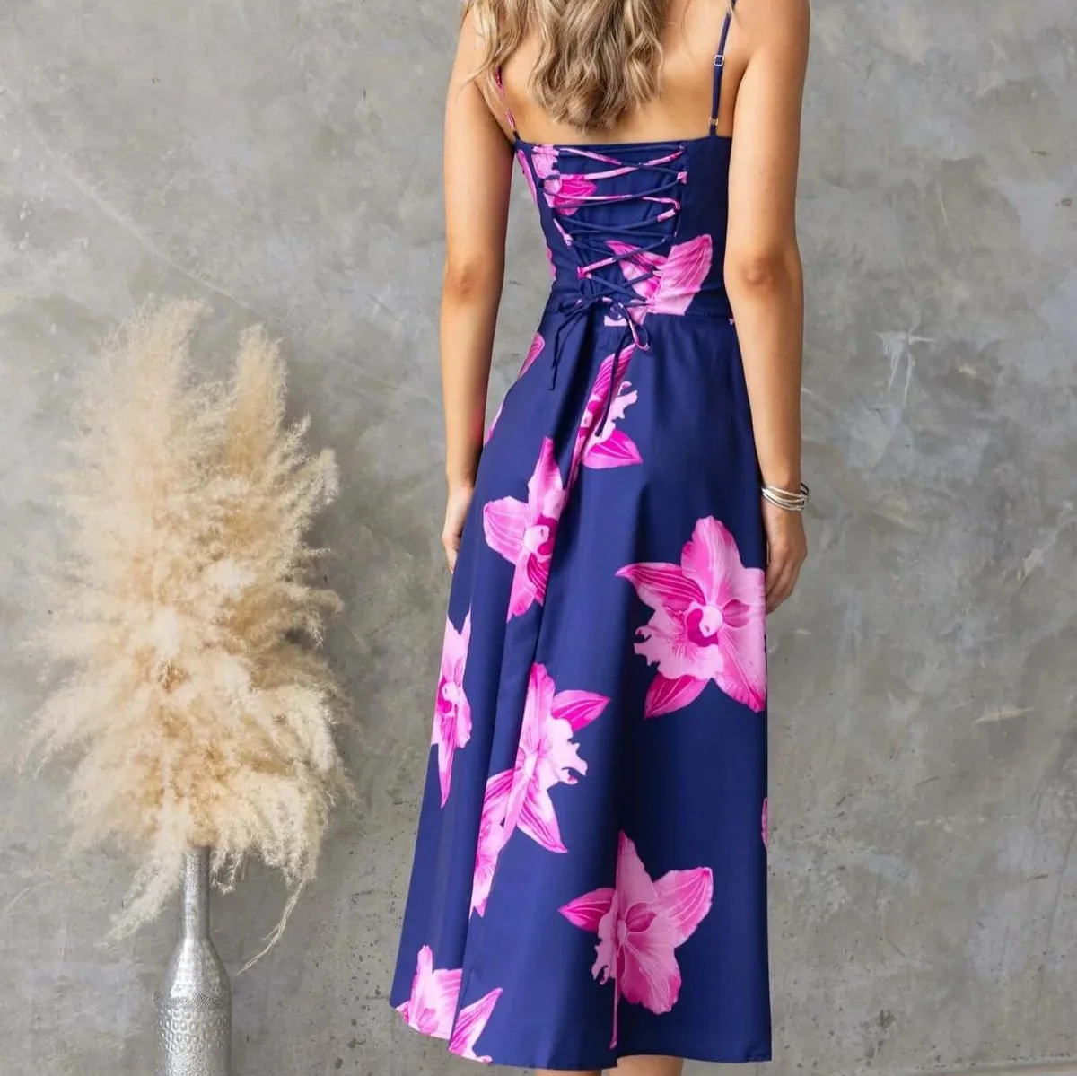 2025 European and American Summer New Women's Slim Fit Sexy Strap Dress Women's Dress