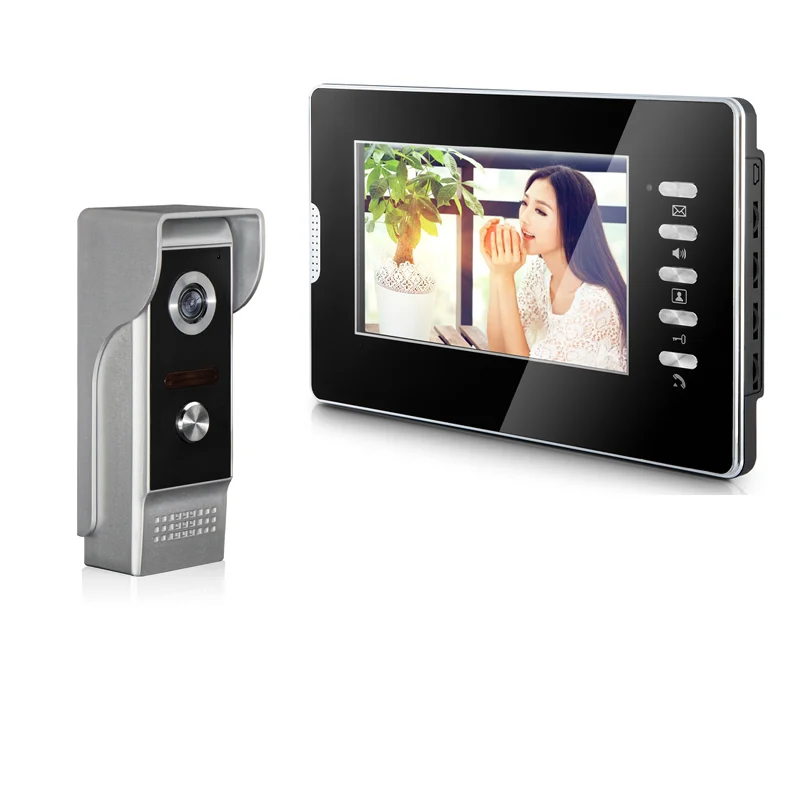 SmartYIBA  7''Video Doorbell IR Night Vision Intercom Video Door Phone For Home Villa Security Protection Private Residential