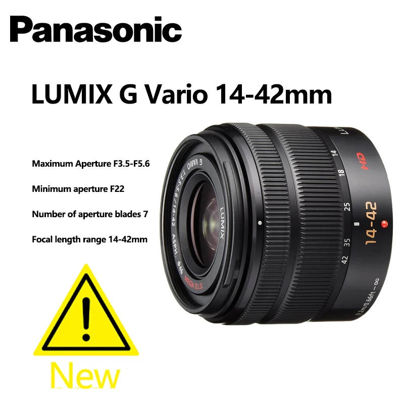 

Panasonic LUMIX G Vario 14-42mm / F3.5-5.6 II ASPH. / MEGA O.I.S. Digital Interchangeable Zoom Lens - H-FS1442A