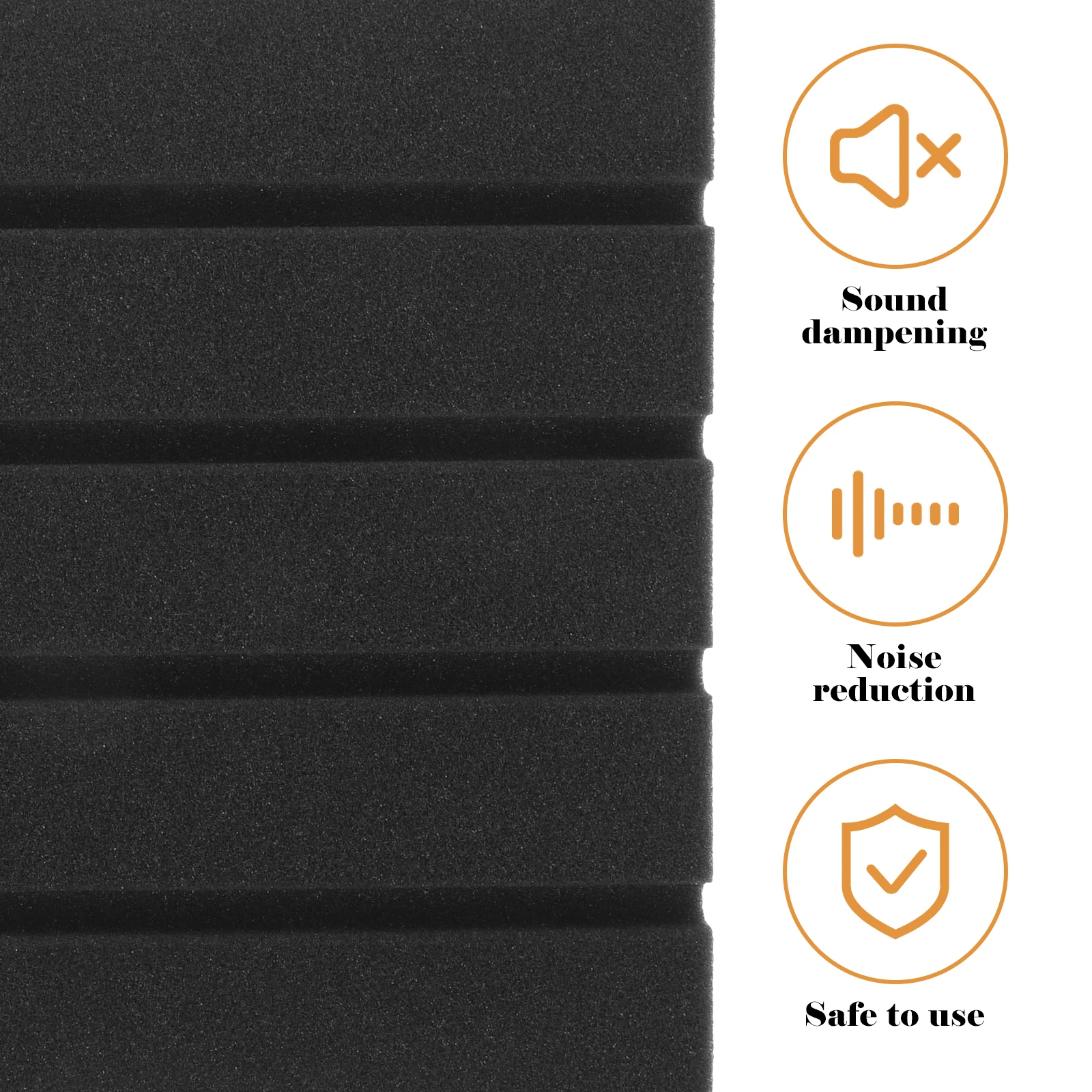 

6 Pcs Sound-absorbing Cotton Acoustic Panels Acoustical Soundproof Wall Insulation Filling