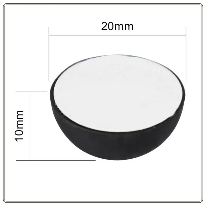 موثوقة - 4 عبوات من مصدات نصف الكرة من السيليكون مقاس 20 مم، وسادات عزل مكبر صوت غير قابلة للانزلاق لمكبر الصوت الصغير، 4 عبوات 20 مم Sil