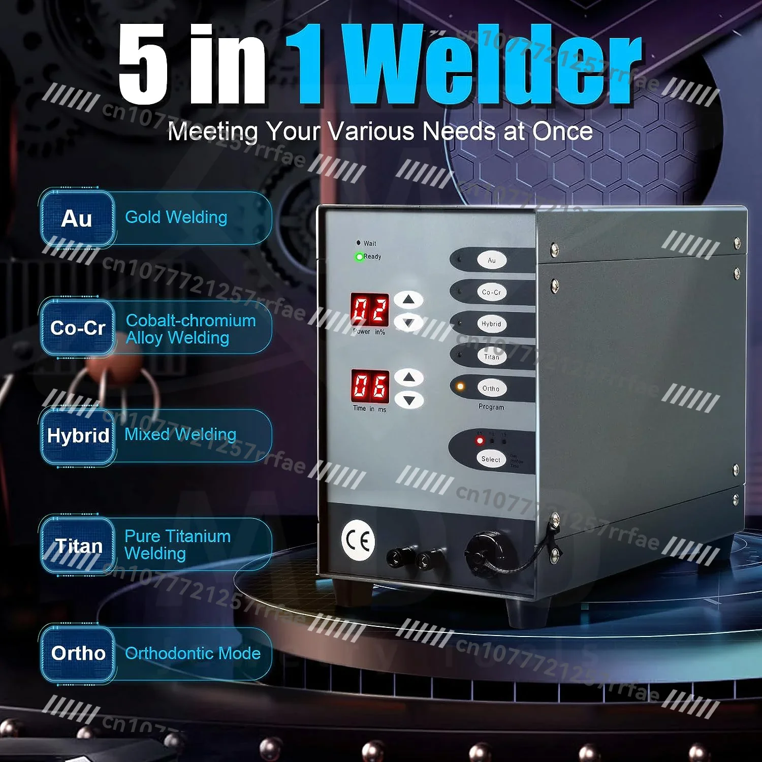 Handheld Automatic Numerical Control Touch Pulse Argon Welding Machine for Dental And Jewelry Permanent Spot Welding