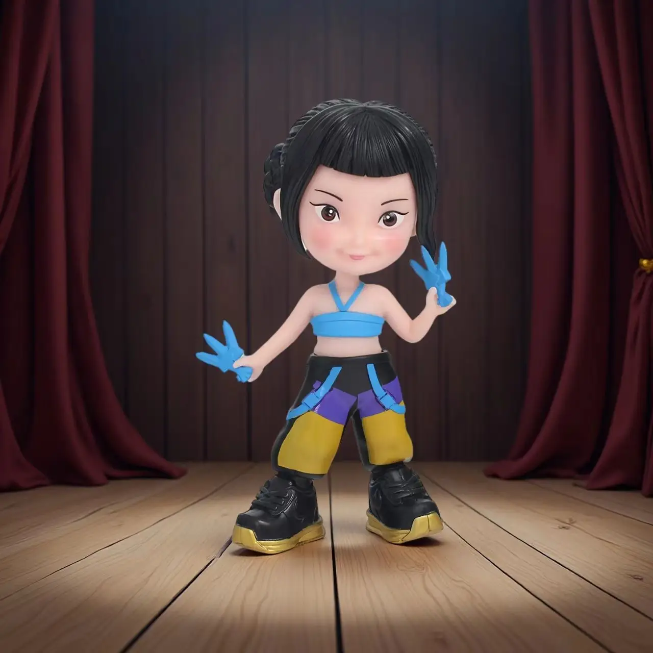 15cm tamanho grande q versão kpop diabo caçador rumi zoe mira anime personagem pvc brinquedos colecionáveis acessórios de moda acessíveis