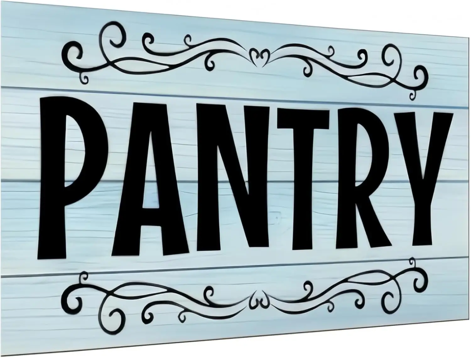 Vintage Pantry Wall Sign – Metal Tin Kitchen and Home Décor, Farmhouse Rustic Style for Bar, Café or Room Door, --Tin Sign