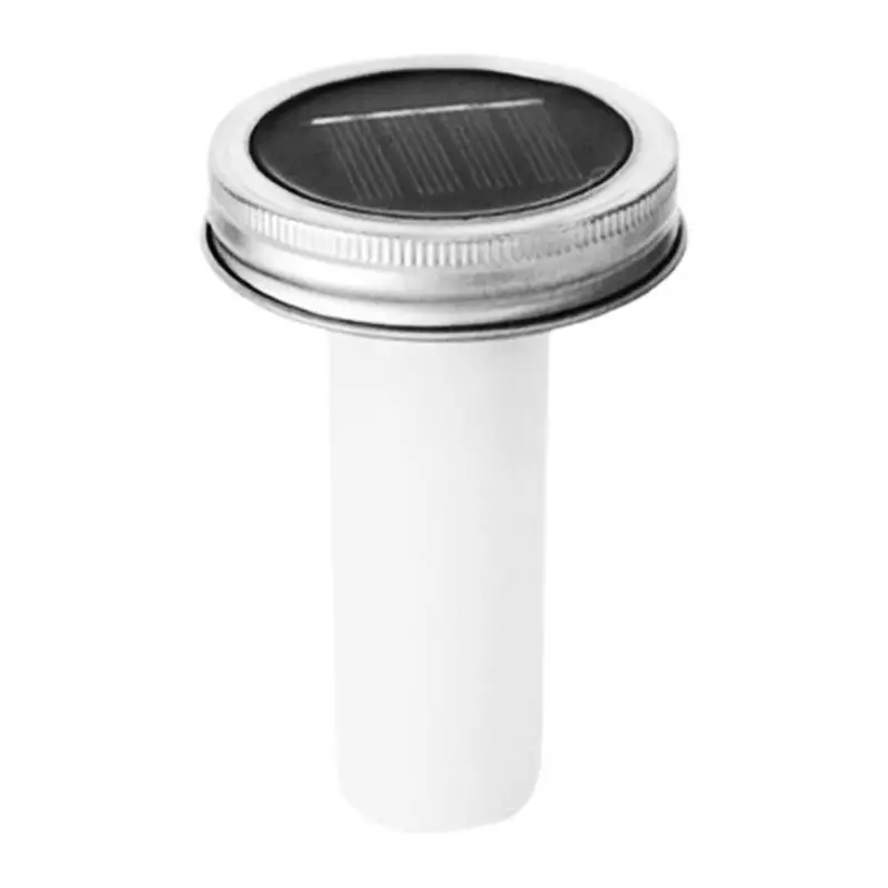 

Replacement Solar Light Top Sun-Powered Solar Jar Lights Cover Replacement Waterproof 600mAh Wide Mouth Outdoor Landscape