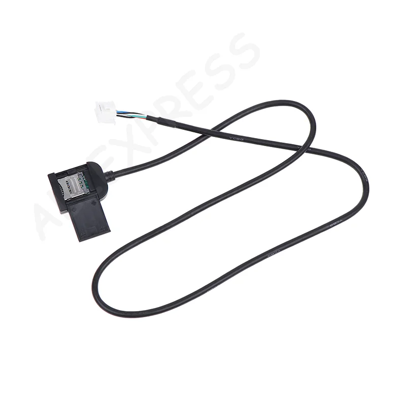 2024 New Sim Card Slot Adapter For Android Radio Multimedia Gps 4G 20pin Cable Connector Car Accsesories Wires Replancement Par