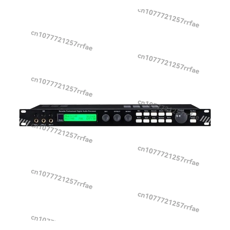 

High-performance digital audio effects processor for karaoke audio 30w power DSP audio processor