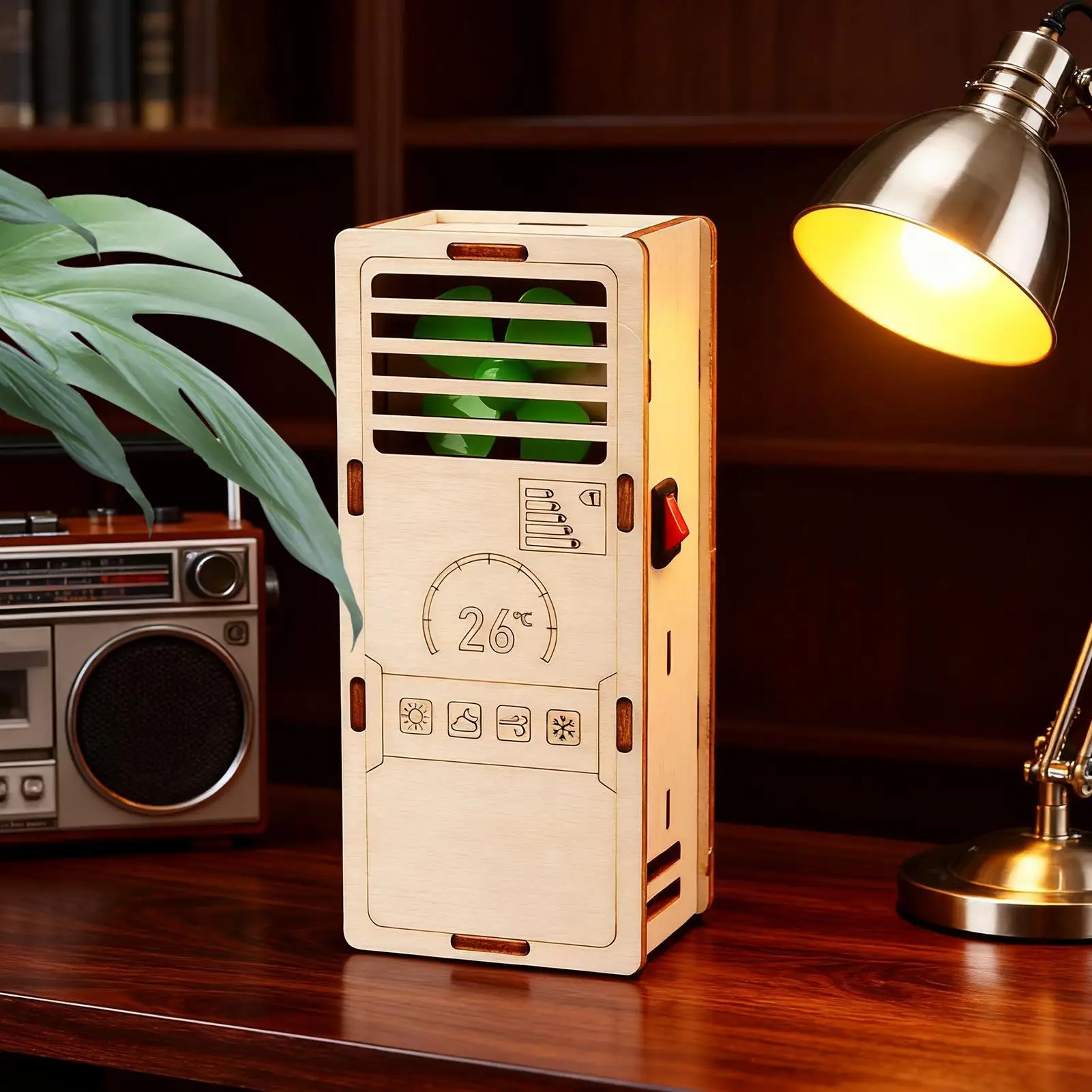 

Маленький комплект строительных блоков для кондиционера — обучающая сборная игрушка STEM для детей от 7 до 14 лет, интерактивное обучение родителей и детей