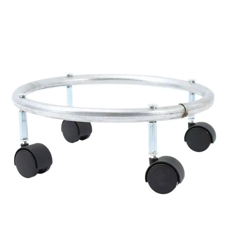 Portable Propane Tank Cart with Wheels - Stainless Steel Gas Cylinder Dolly for Easy Handling & Storage, Adjustable Bracket Tray