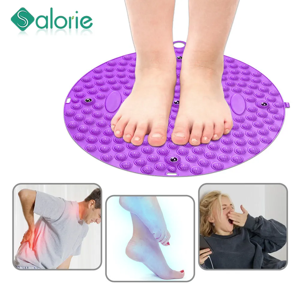 Portable Magnetic Foot Massage Pad Finger Pressure Board Foot Acupoints,Presses Fingertips, Blood Circulation, Feet Massage Mat