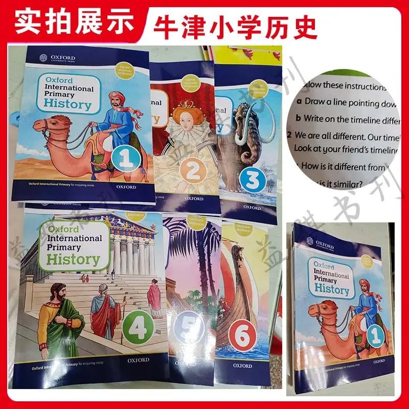 Oxford International Primary History  Level 1-6 School Student Book Textbook Kids English Learning