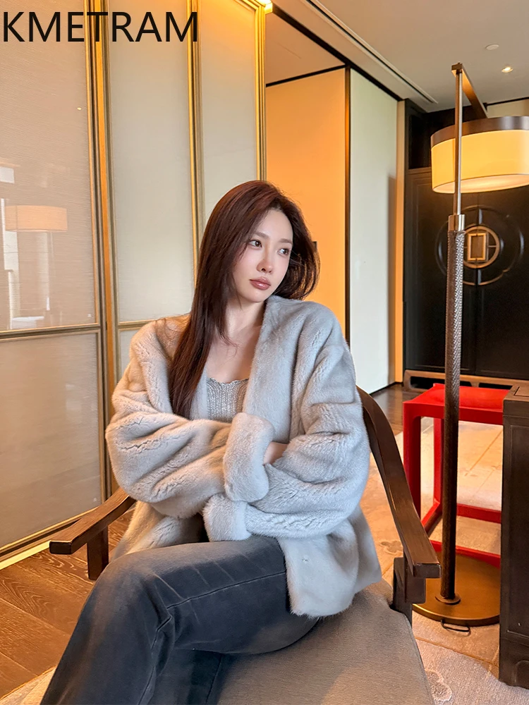 100% jaqueta de pele de vison inteira mulher luxo curto casaco de pele real roupas de inverno de alta qualidade para mulheres jaquetas peludas 2025 fourrure