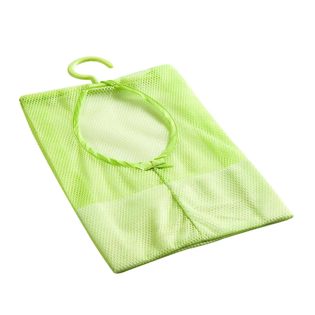 

Multipurpose Mesh Clothespin Bag Storage Laundry Basket Bags For Bathroom Kitchen Home Premium Material