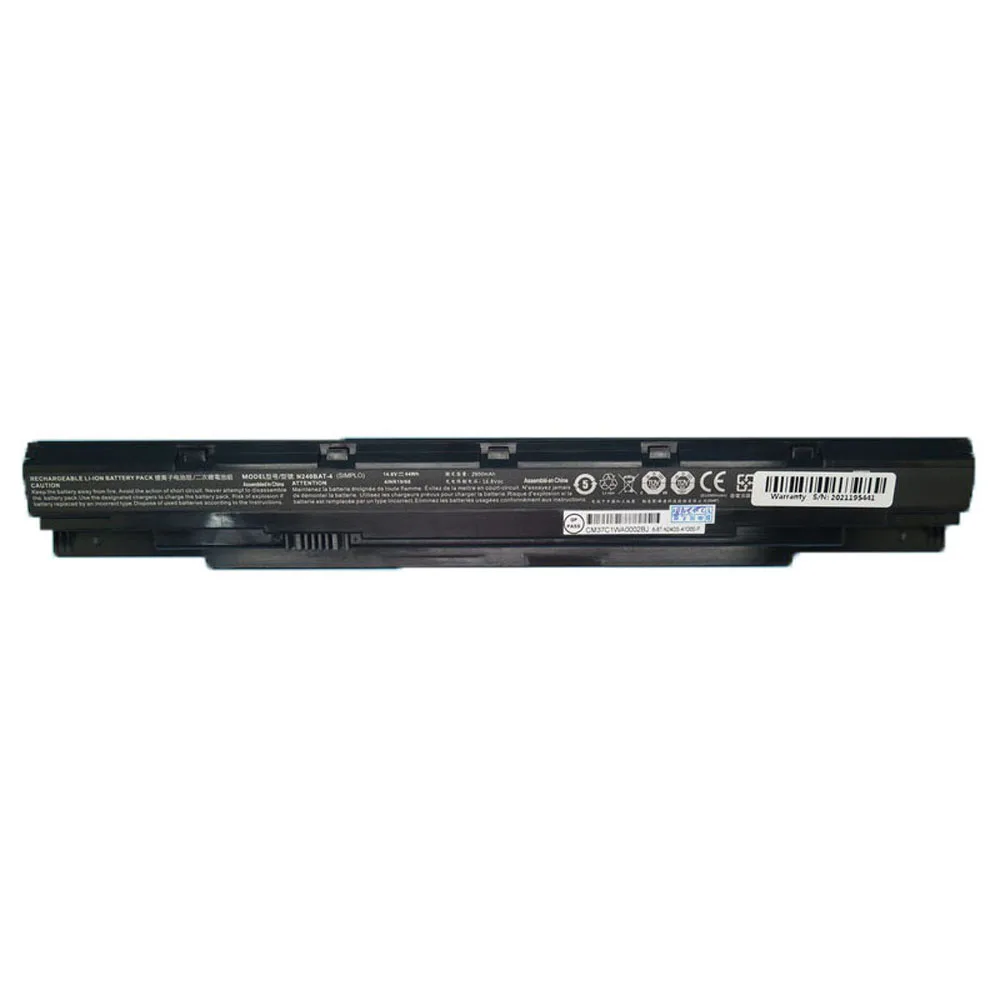 

Battery For N240BAT-4 6-87-N24GS-41D00/D00-P 6-87-N24JS-42F4-1 6-87-N24JS-42L/L2/L3 6-87-N24JS-4EB3/B4 6-87-N24JS-4UF3/F4/F4-1