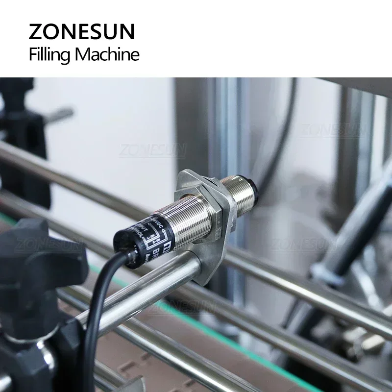 ZONESUN ZS-YT2T-2P Pneumatic Paste Filling Machine Dual Piston Pump Cream Honey Sauce Packager
