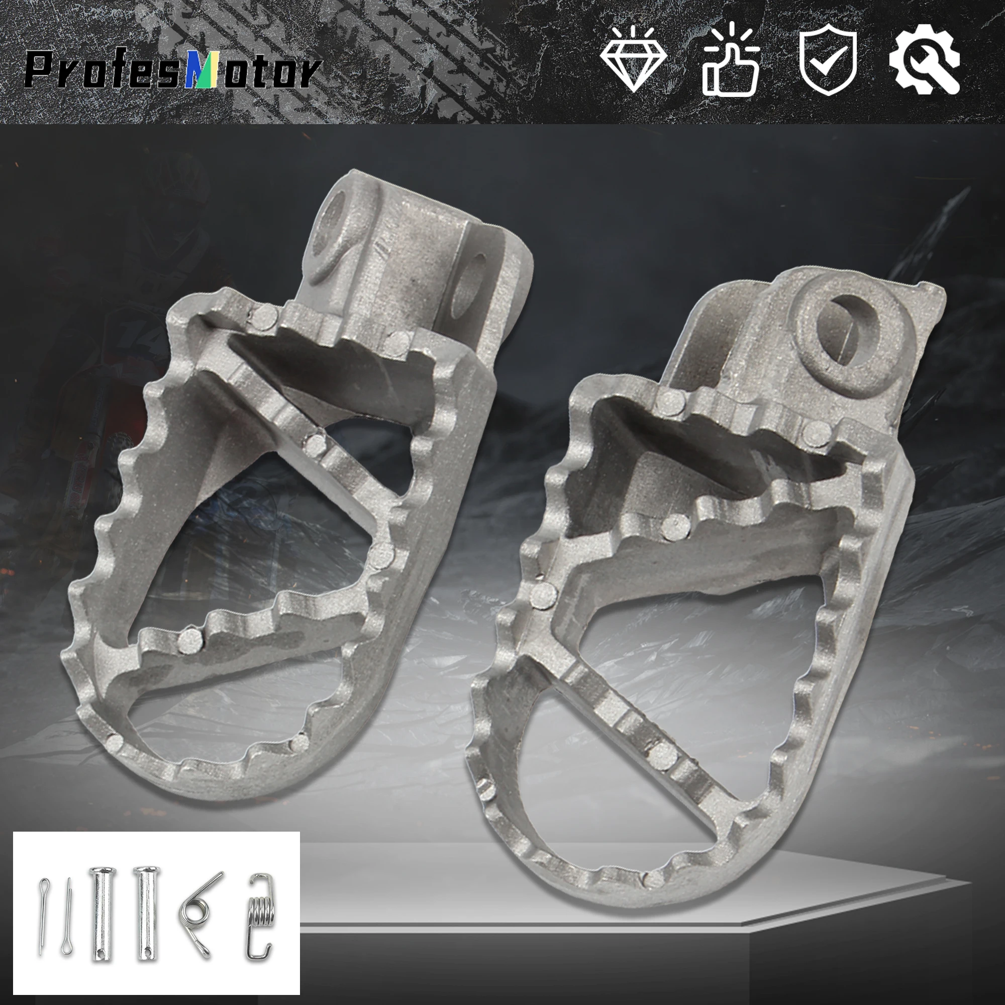 

For KTM SX SXF Motocross Aluminum Foot Rest Pegs Footpegs EXC EXCF XC XCF XCW 125-530 Dirt Pit Bike Motorcycle Accessories