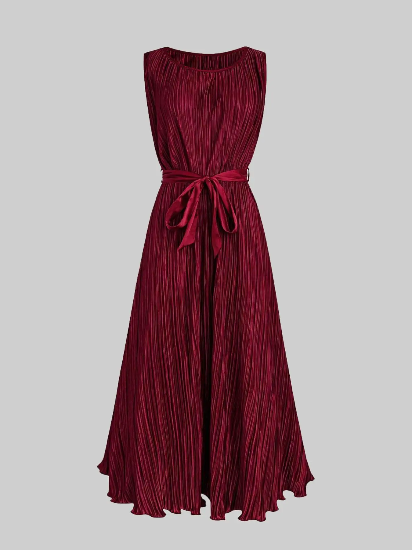 Damska sukienka na ramiączkach z nadrukiem w paski, codzienna sukienka bez rękawów z okrągłym dekoltem, długa sukienka na wakacje i do noszenia na co dzień, damska C