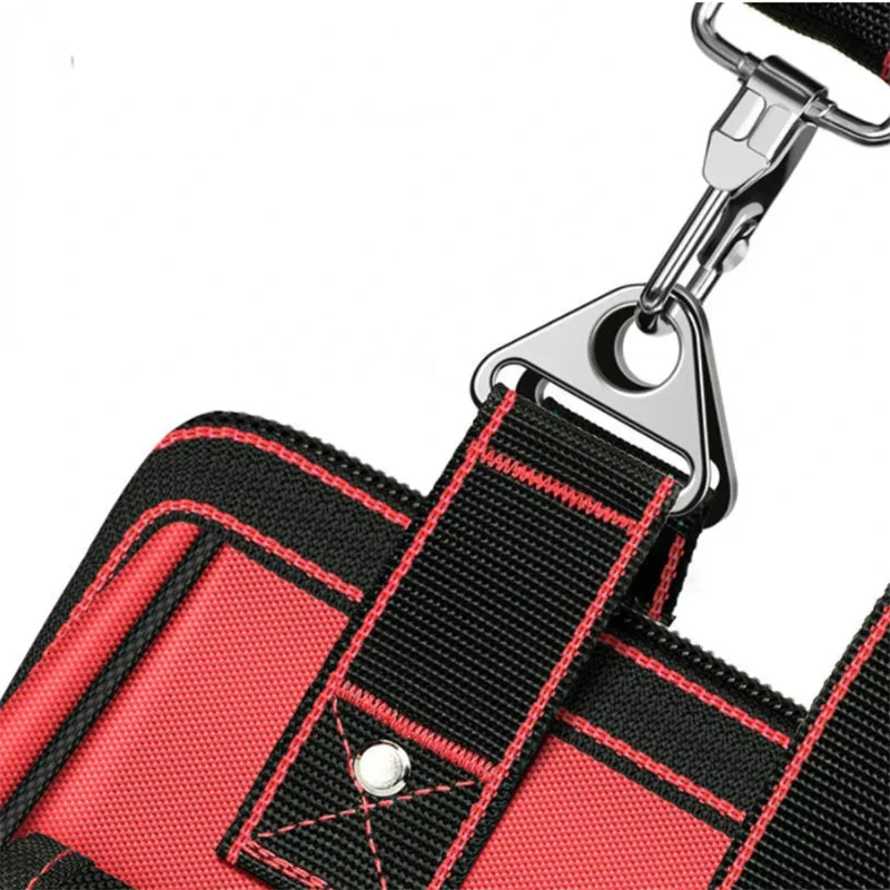 Portátil profissional resistente à prova dwaterproof água saco de armazenamento oxford saco com fundo plástico ferramenta organizador bolsa para eletricista ferramenta