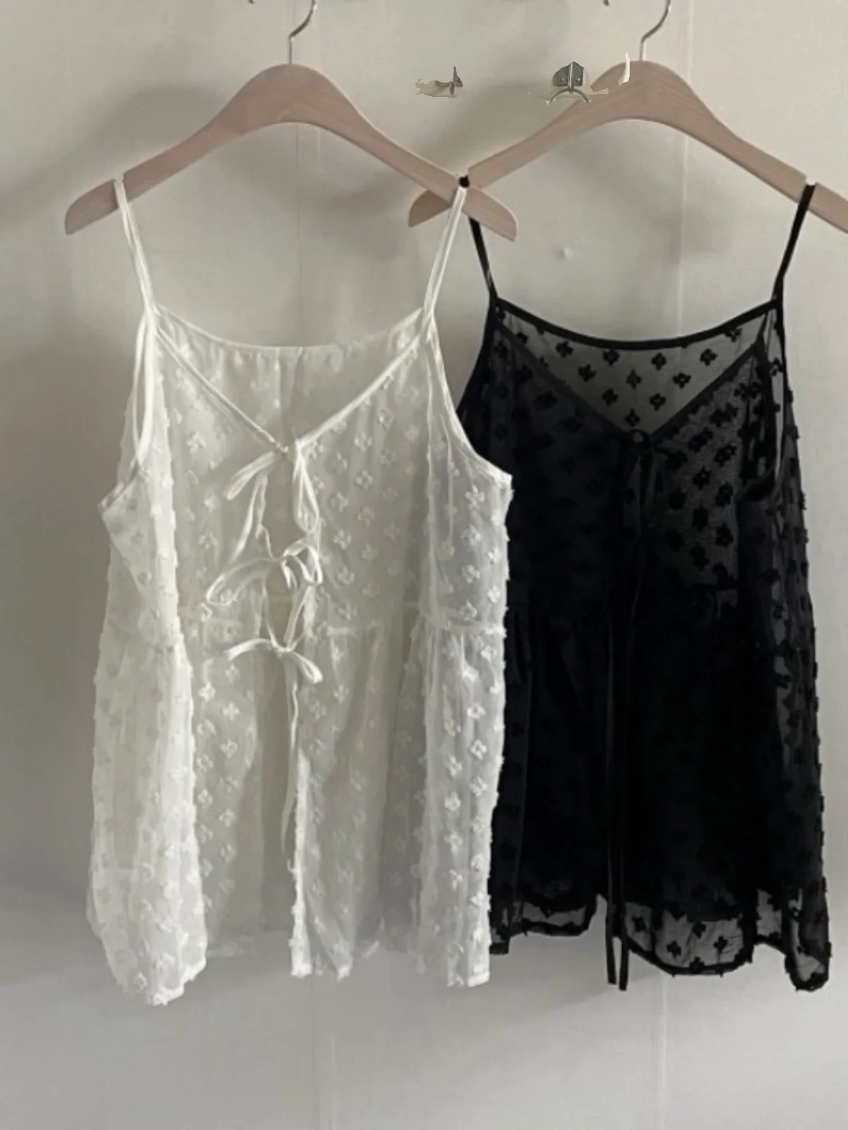 

Ele Summer Pure Color Floral Print ter Ne Me Top Women's Faionable Layered Design Cotton Blend Vest Blouse