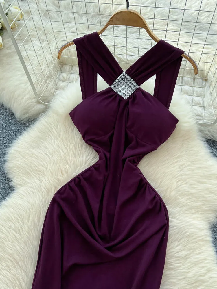 

Женская юбка трапециевидной формы из полиэфирного волокна с высокой талией и ремешком через плечо Dr Sensual Sexy Bal