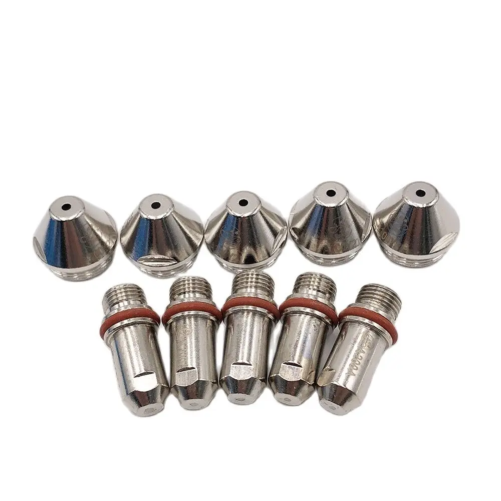 

FY-A160 FY-A200 FY-200 FY-A200C LGK-200 200A Plasma Torch 5pcs Electrode Nozzle 5pcs Tip A200Y21 A200Y19 A200Y17 A200Y15 A200Y13