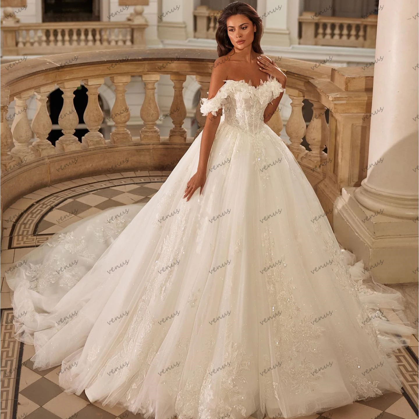 

Exquisite Wedding Dresses Luxury Bridal Gowns Lace Appliques Robes Off The Shoulder Sweetheart Vestidos De Novia Customized 2025