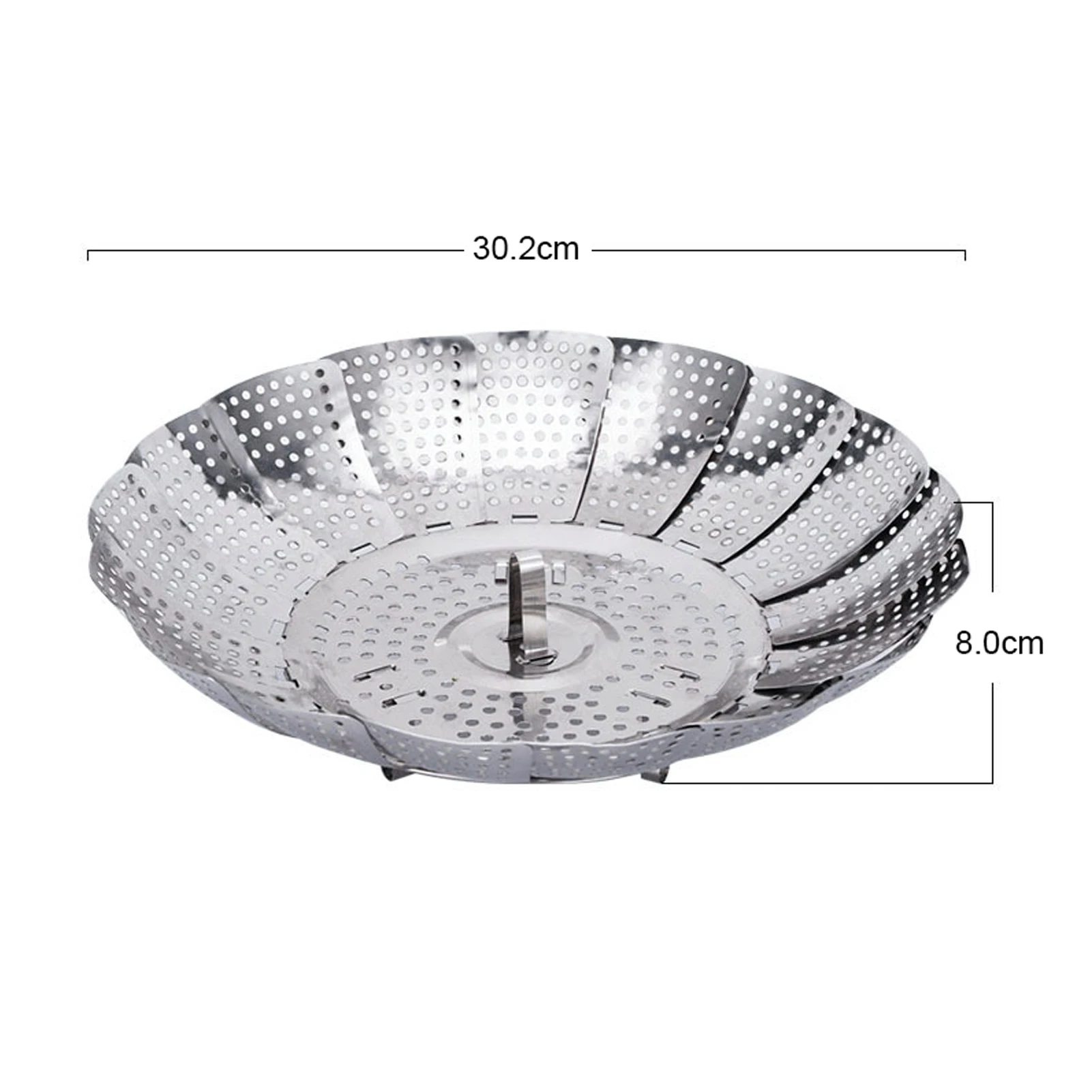 Expandable Steam Basket Basket for Vegetable Pot Cooking Steaming Food Stainless Steel Folding Expandable