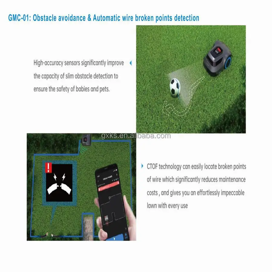 Remote Control Smart Lawn Mower Intelligent Satellite Navigation Robot mower Electric  Mowers  For Garden