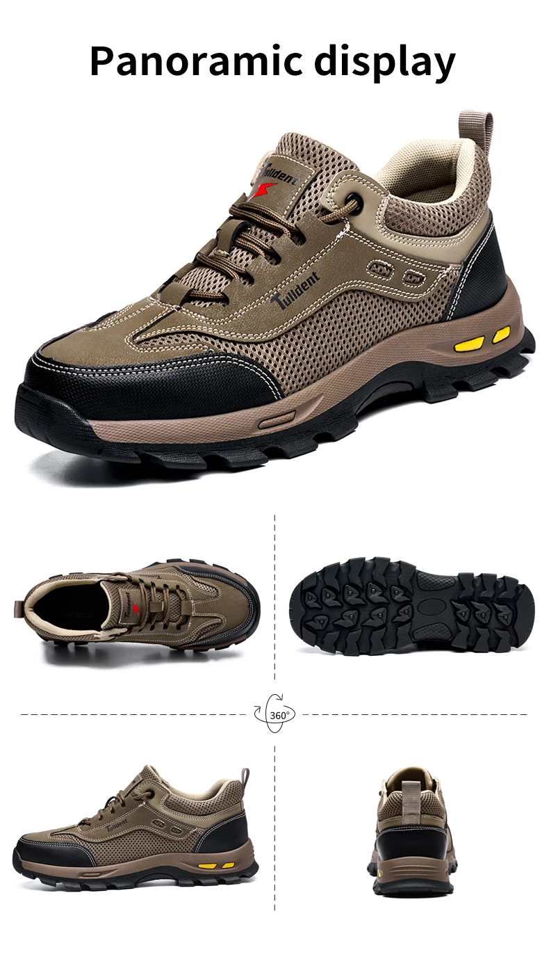 Neue Herrenschuhe Sommer-Arbeitsschutzschuhe, Herren-Antiperforations-Arbeitsschuhe, Schutzschuhe, Sicherheitsstiefel – Detail 13