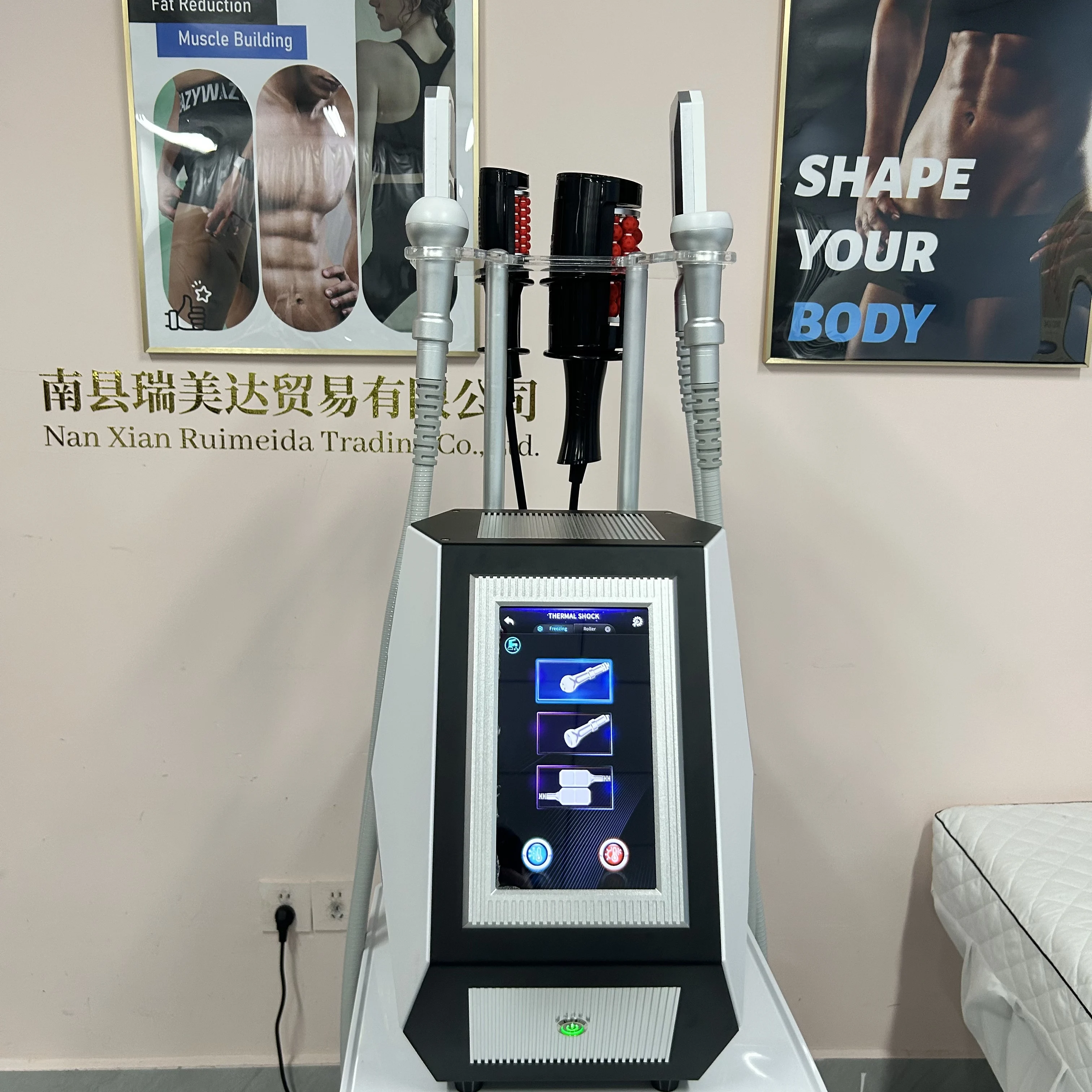 Cryo Slimming Machine 360° Roller Massager for Fat Reduction Body Shaping Skin Tightening Cellulite Removal Beauty Device