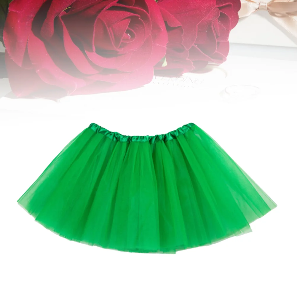 

2 pcs 3 Layers Tutu For Ballet Skirt Ballet Skirt Elastic Waist Halloween Party Costume Dress