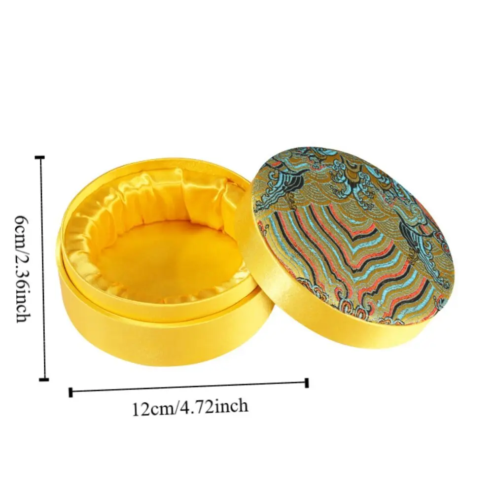 Органайзер для хранения льняных украшений ручной работы, китайский культурный этнический браслет, коробка с кисточкой, большой вместительный чехол для браслета «сделай сам»