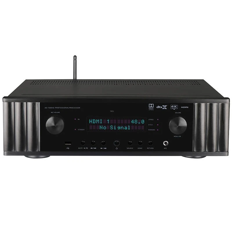 

AD-7300HD panoramic sound 7.2.4 decoding video K decoder power amplifier