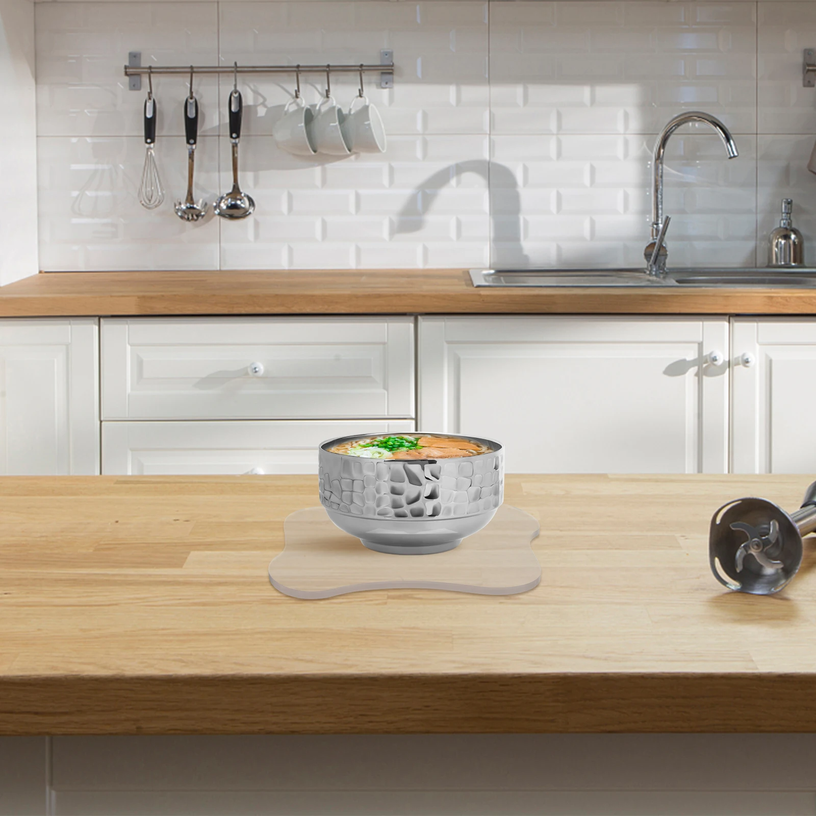 

Acrylic Coasters 18x15.6cm Transparent Desk Coaster Table Home Decor Irregular Large Size Heat Resistant Protective Pad Office