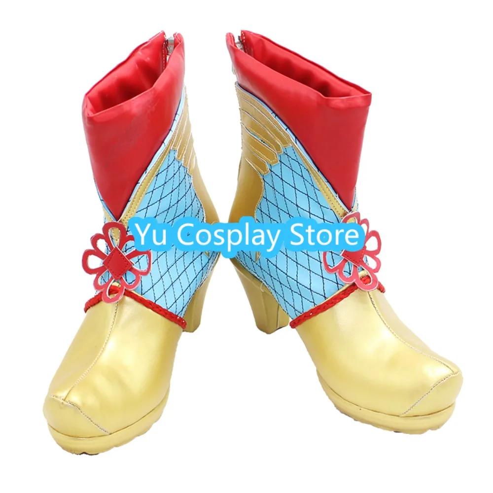 Yu-zapatos de Cosplay Twisted Wonderland para Halloween, zapatos de juego de rol, botas, accesorios de disfraz de Anime