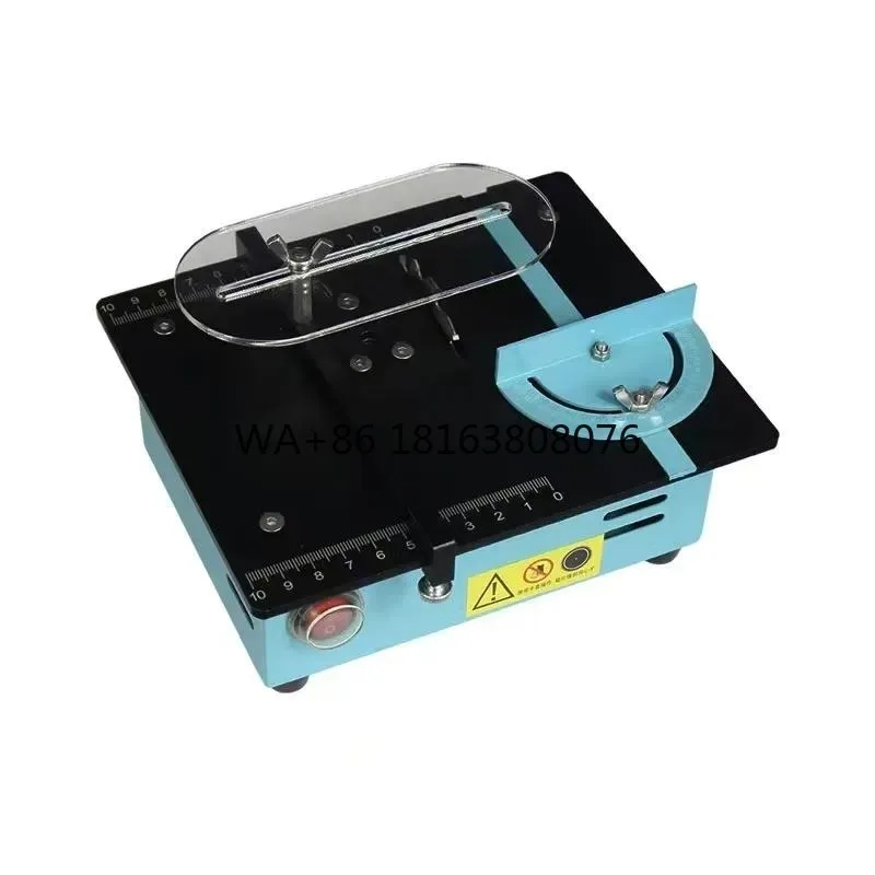 Mini Portable Multifunctional Table Saw Acrylic Cork Cutting Machine DIY Cutting Tool Woodworking Bench Lathe Cutter Machine