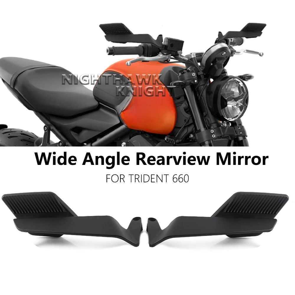 

New For Trident660 TRIDENT 660 2021-2025 Motorcycle Accessories Wide Angle Rearview Mirror Folding Rear Side View Mirrors