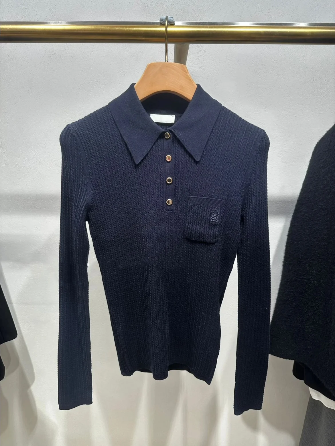 

Трикотажная рубашка Deep Blue Long Sve HEIDD M Home, эластичная, приталенного кроя, с отложным воротником, удобная, из полиэфирного волокна, женская, модная.