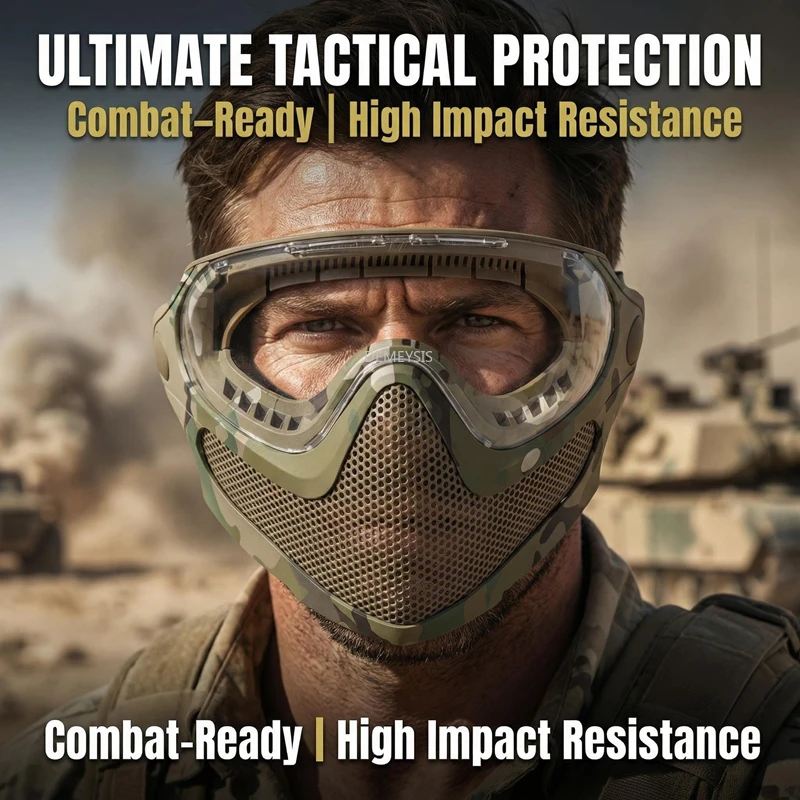 3-lens-tactical-full-face-mask-low-carbon-steel-mesh-protection-paintball-sports-masks-breathable-head-helmet-masks-hunting-gear