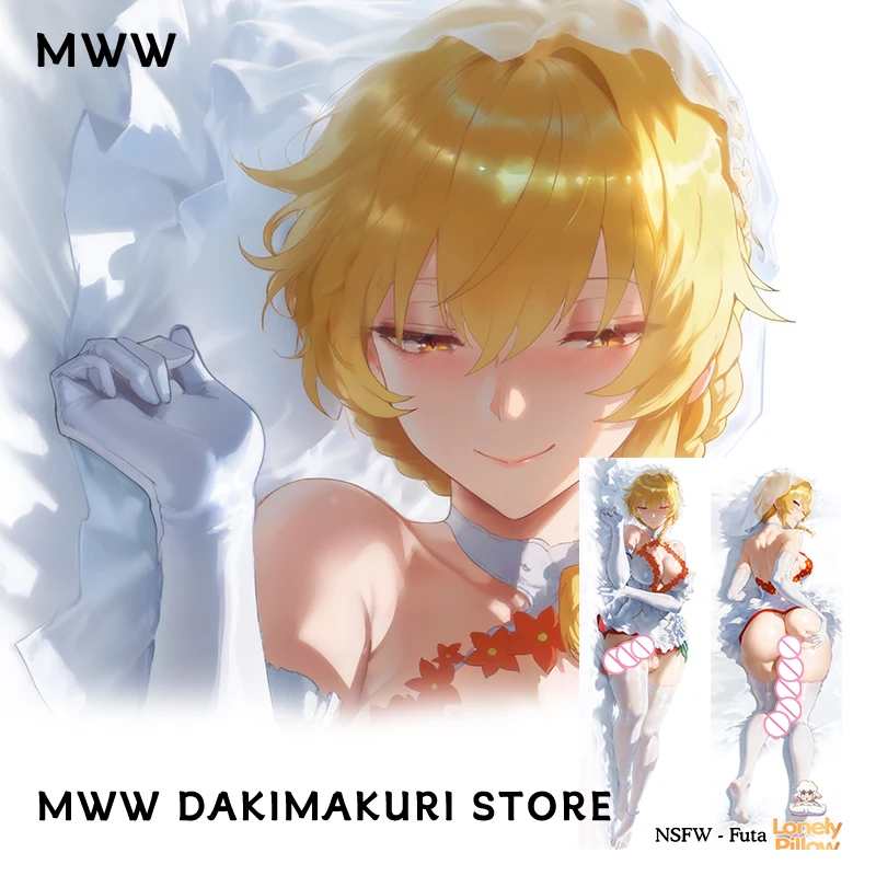 كسر الثلج الاحتواء فيني Dakimakura الوجهين طباعة بالحجم الطبيعي وسائد للجسم Onahole 2way أنيمي غطاء وسادة للجسم