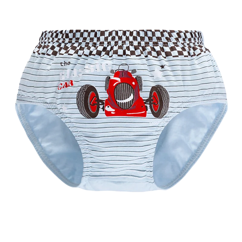 5 PC/Lot Racing Car Pattern Boys Triangle Underpants Cotton Children Panties Breathable Kids Underwear Boy Panty Non-Fluorescent