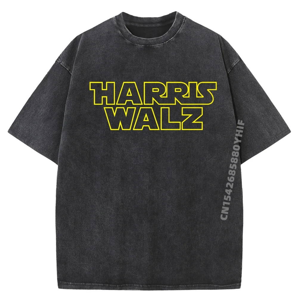 

Прикольные женские футболки, мужские футболки Harris Walz 2025 Kamala Harris, топы и футболки, свободные футболки с рисунком, потертые футболки в стиле ретро