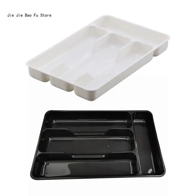 E8BD Kitchen Tools Drawer Organizer Tray Spoon Forks Cutlery Separation Finishing Rack Storage Box