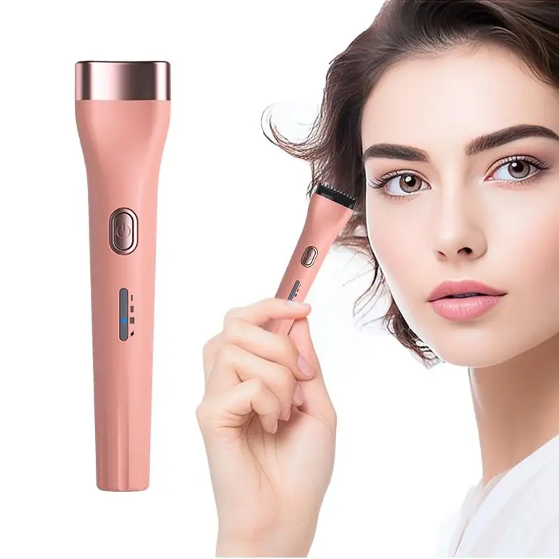 Anti-Burn Heated Eyelash Curler Double-Sided Long Lasting Electric Eyebrows Lash Curler Settings Natural Daily Makeup