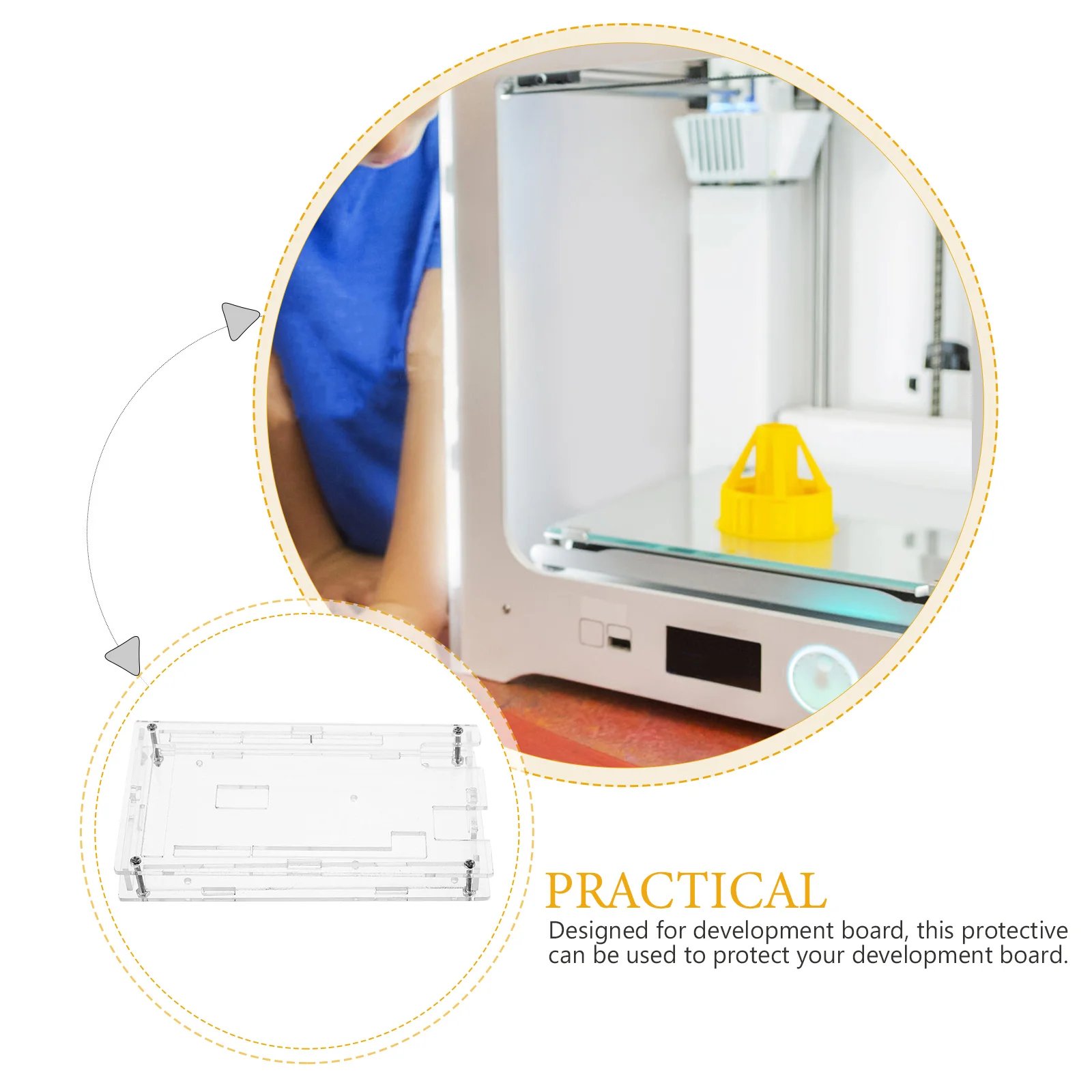 

Development Board Shell Prototyping Strip Boards Project Case Protective Electrical Universal Pcb Trading Card Frame